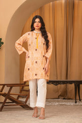 1 Piece Embroidered Cambric Kurti