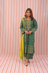 NSM Emb 3pc (UnStitched)