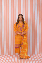 NSM Emb 3pc (UnStitched)