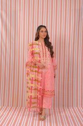 NSM Emb 3pc (UnStitched)