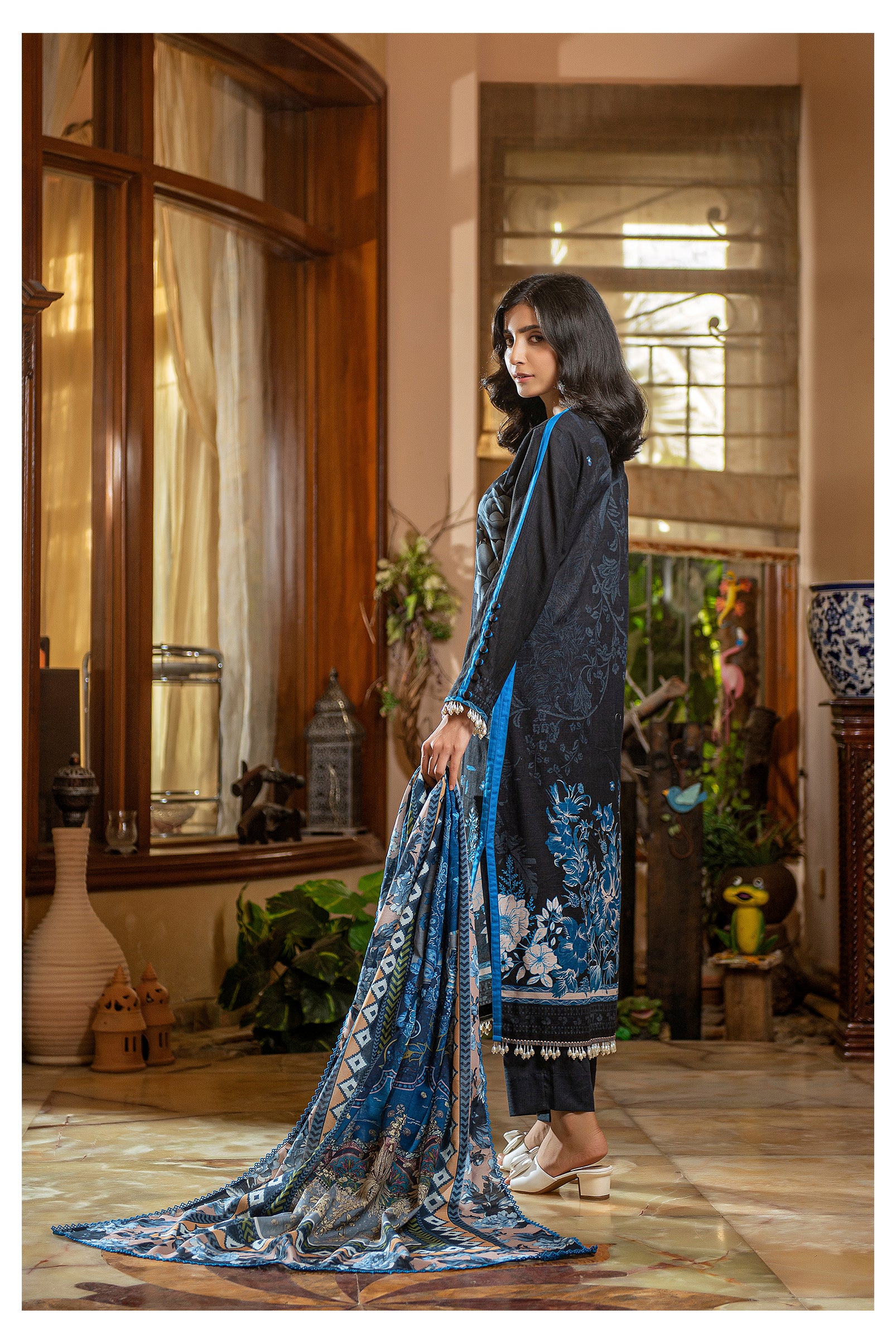 NSM khaddar 3pc (Unstitched)