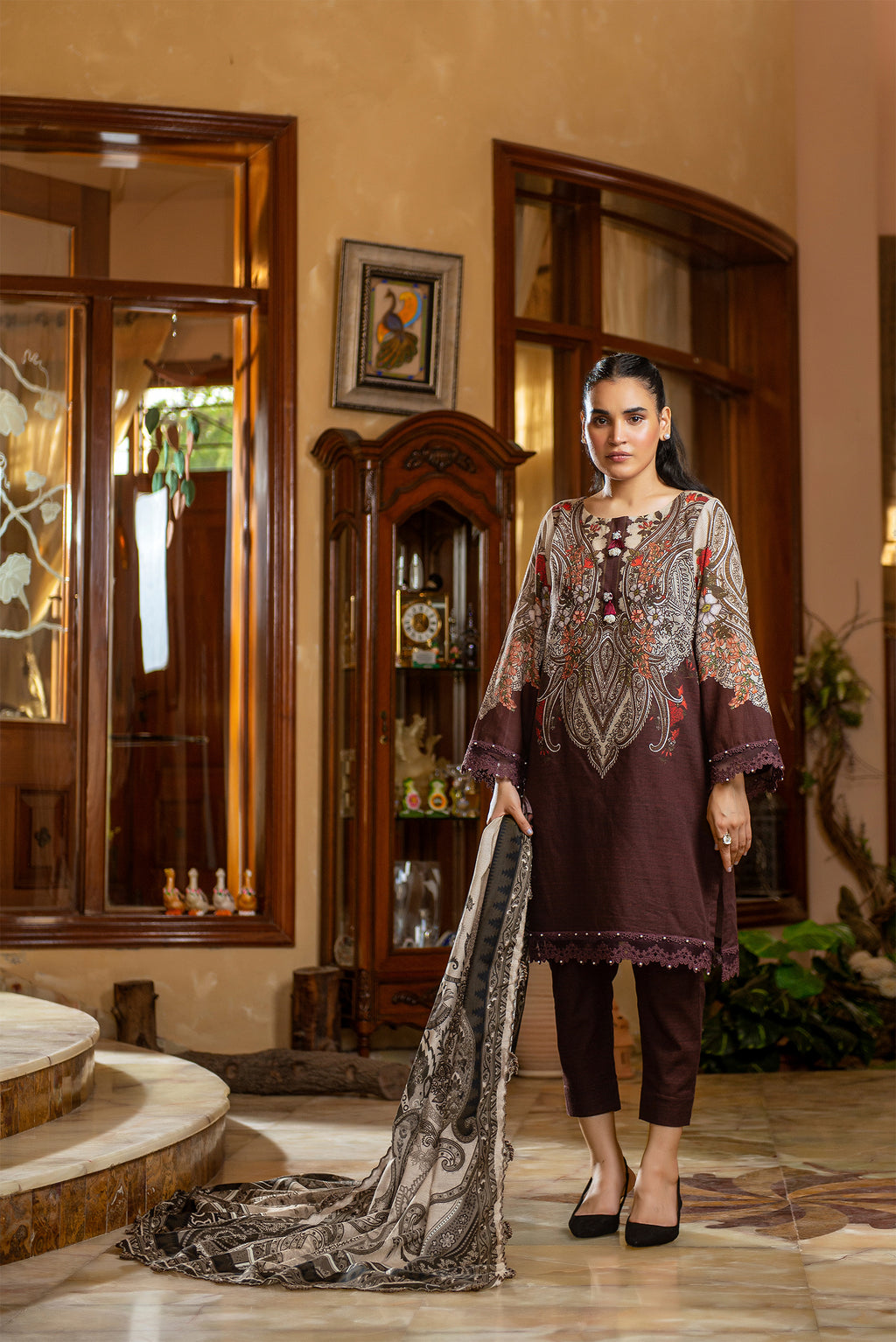 NSM khaddar 3pc (Unstitched)
