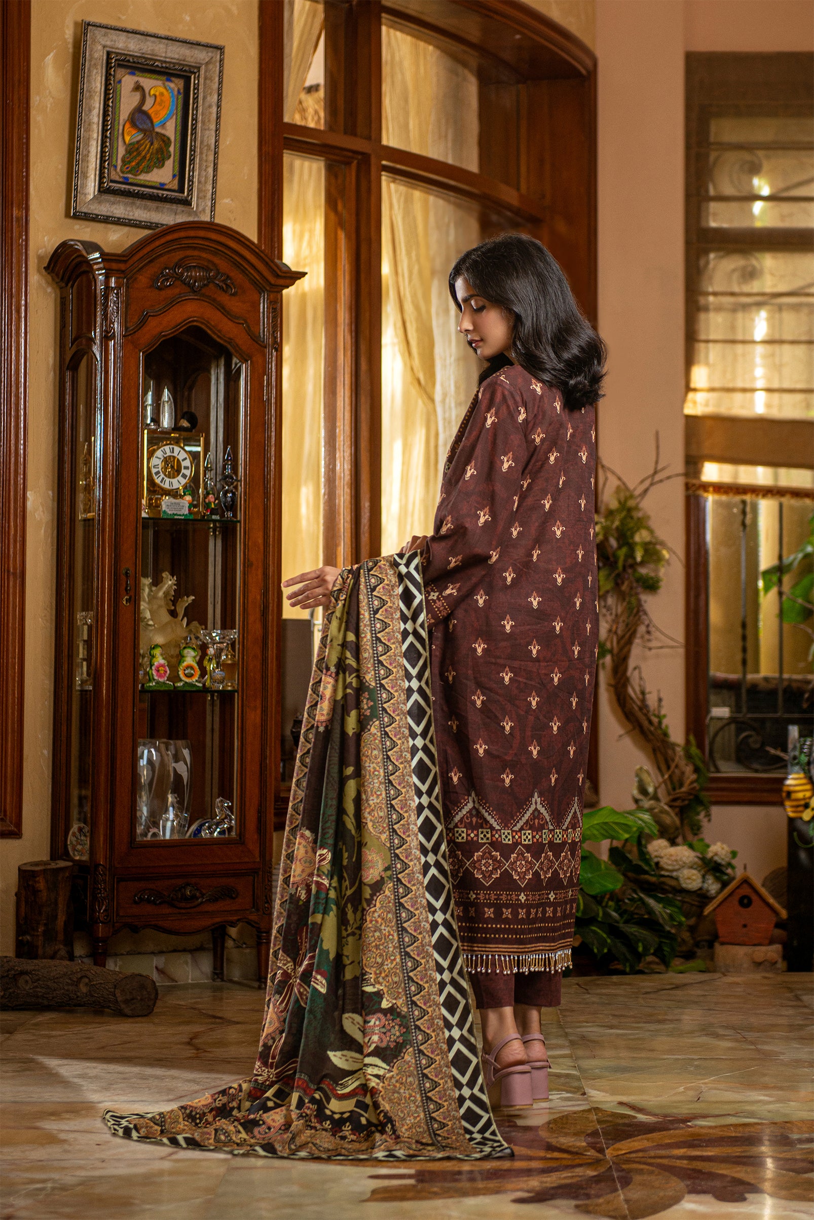 NSM khaddar 3pc (Unstitched)