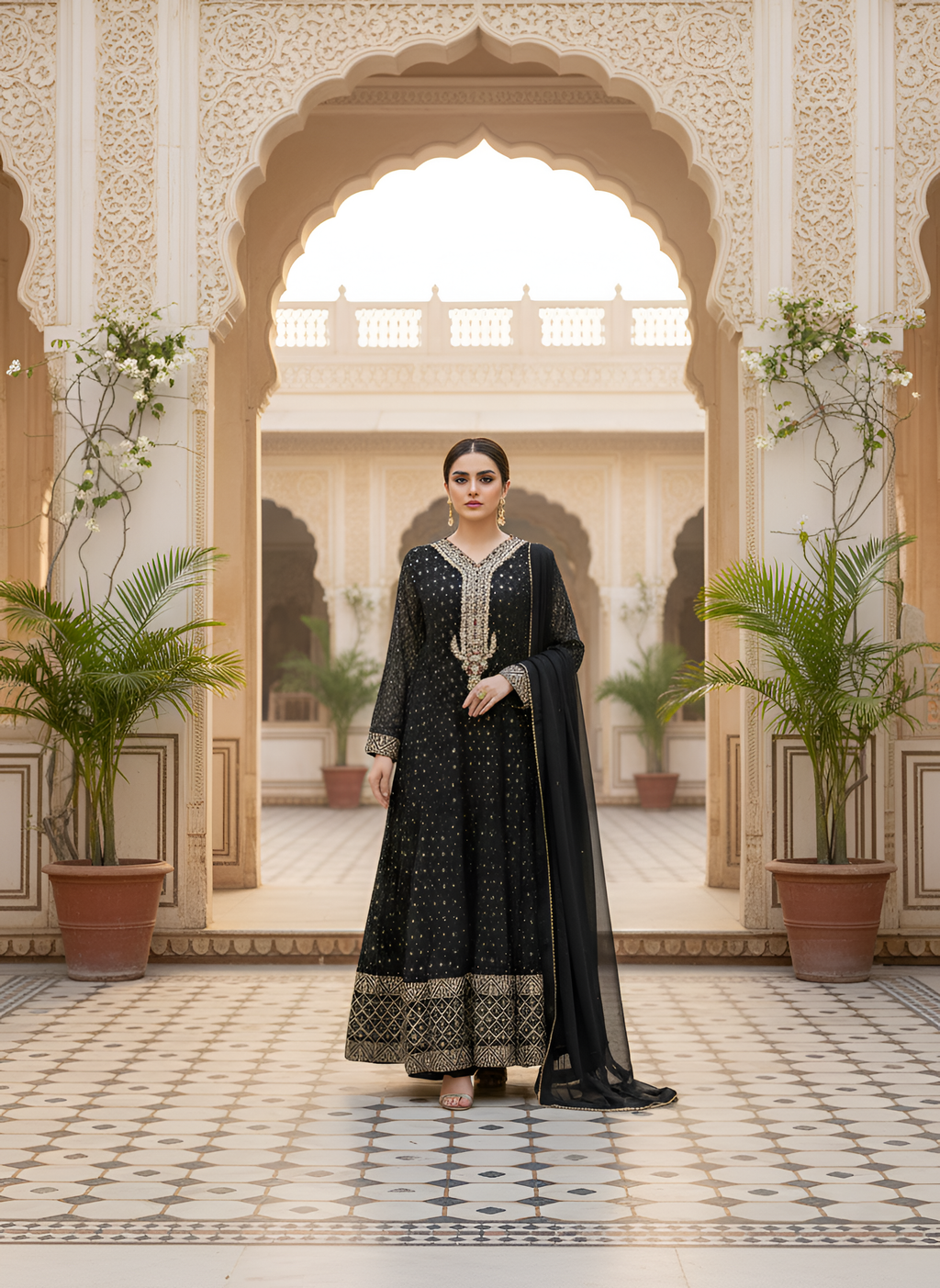 NSM Luxury Chiffon Maxi