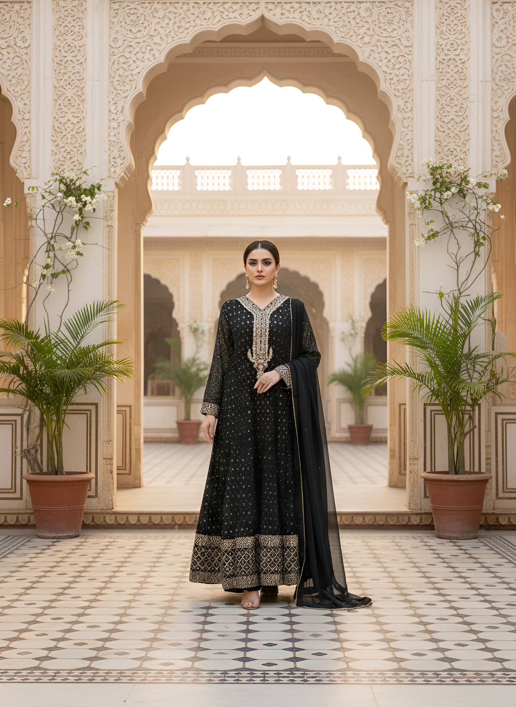 NSM Luxury Chiffon Maxi
