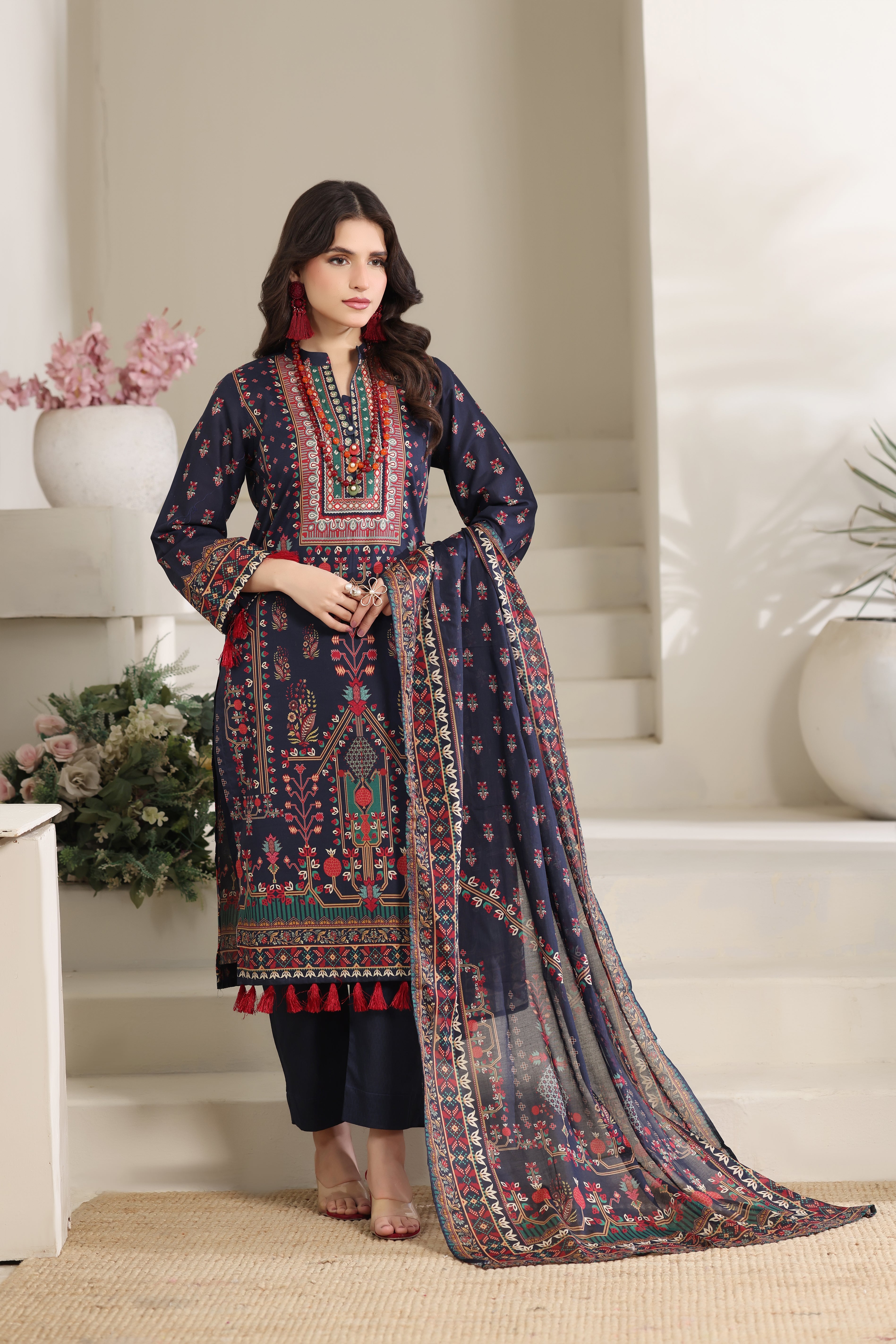 NSM Lawn 3pc (Unstitched)
