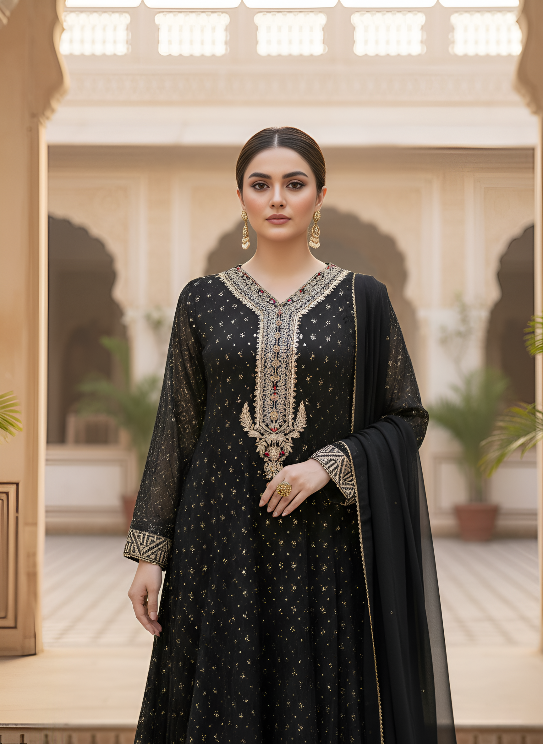NSM Luxury Chiffon Maxi