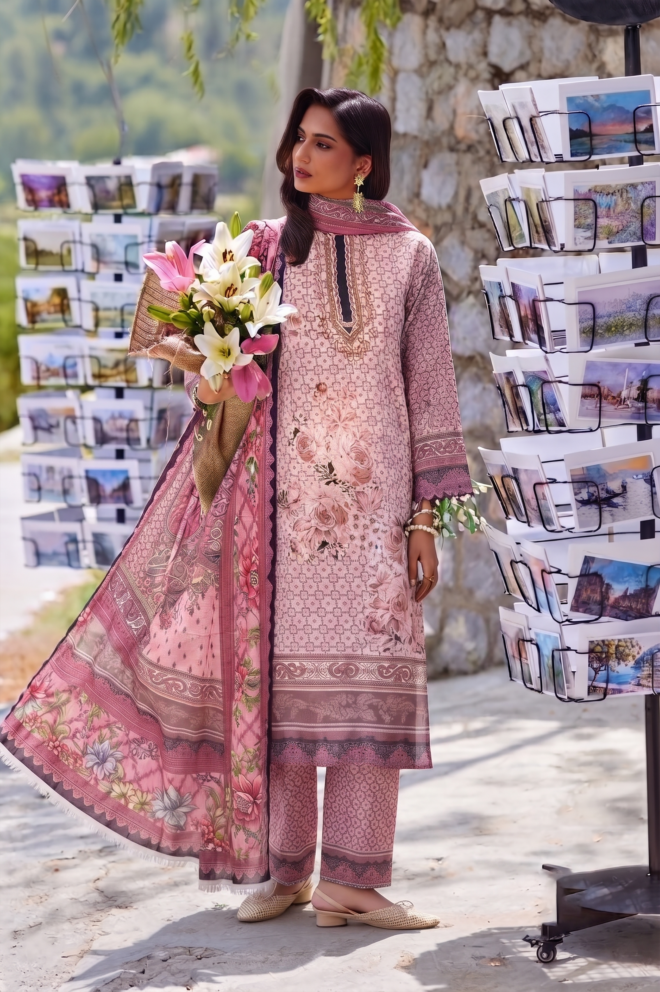 3Pcs Unstitched Suit (NSM Collection)