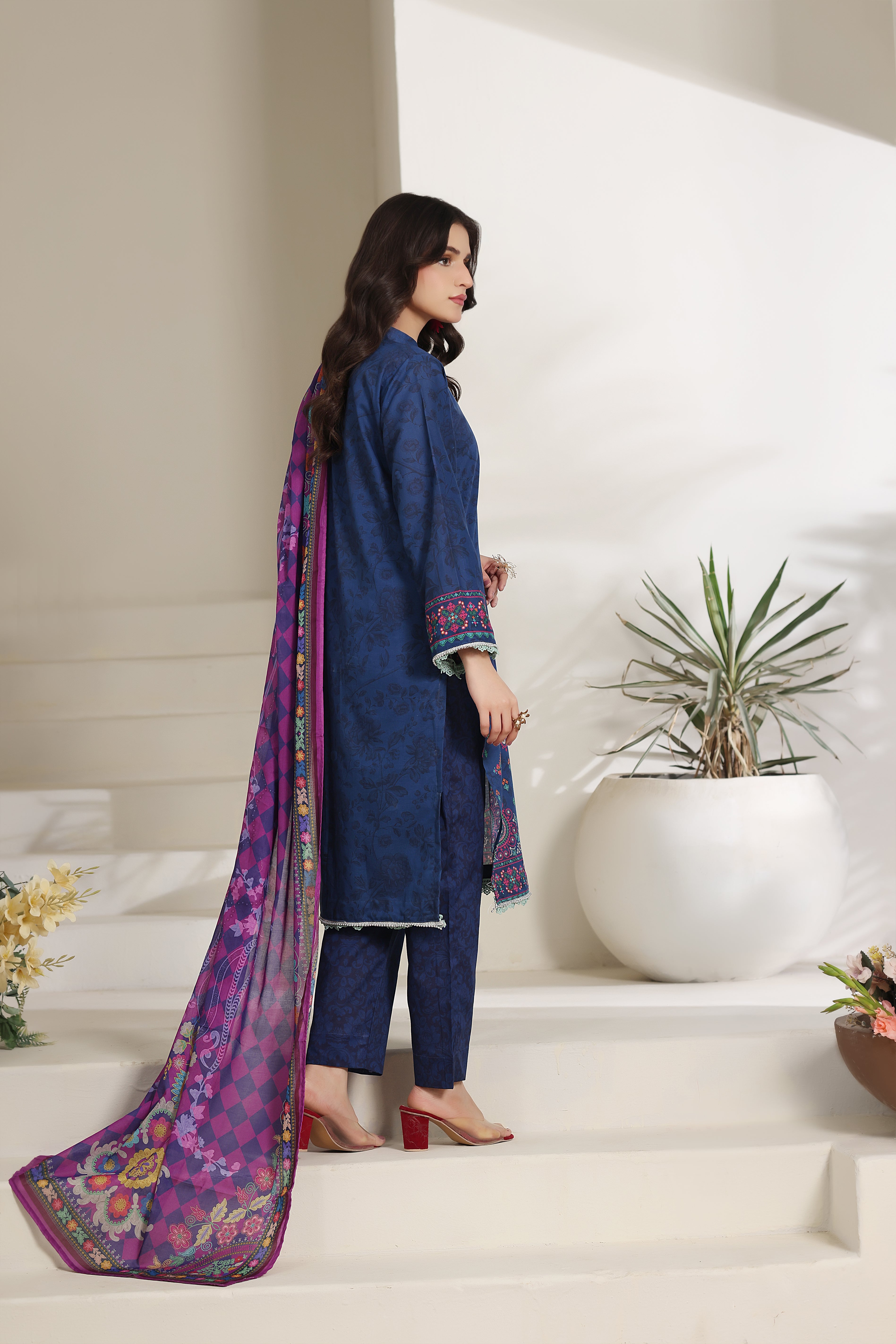 NSM Lawn 3pc (Unstitched)