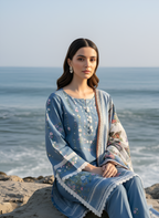 NSM Lawn 3pc (Unstitched)