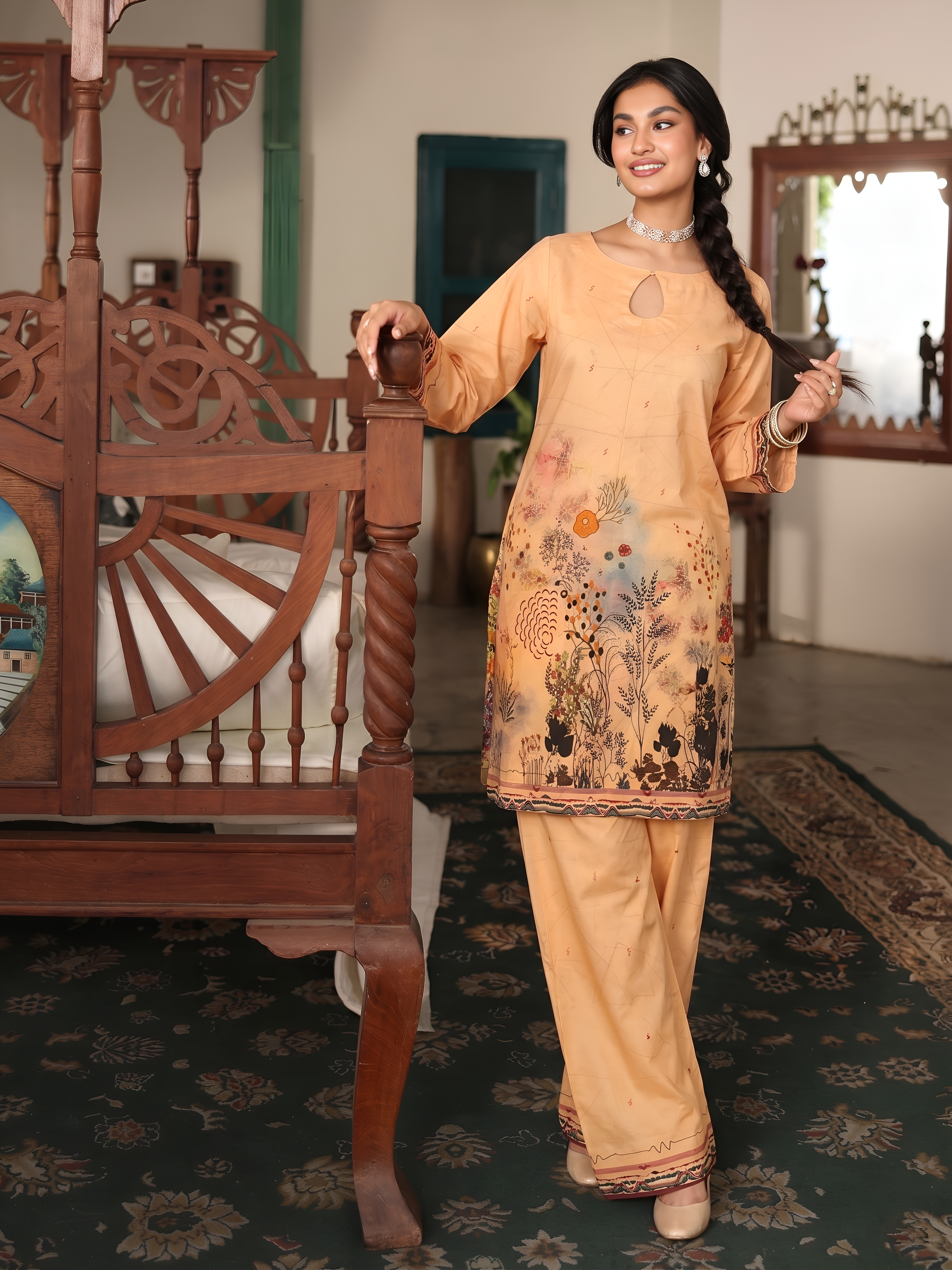 NSM Co-ord Set 2pc (Unstitched)