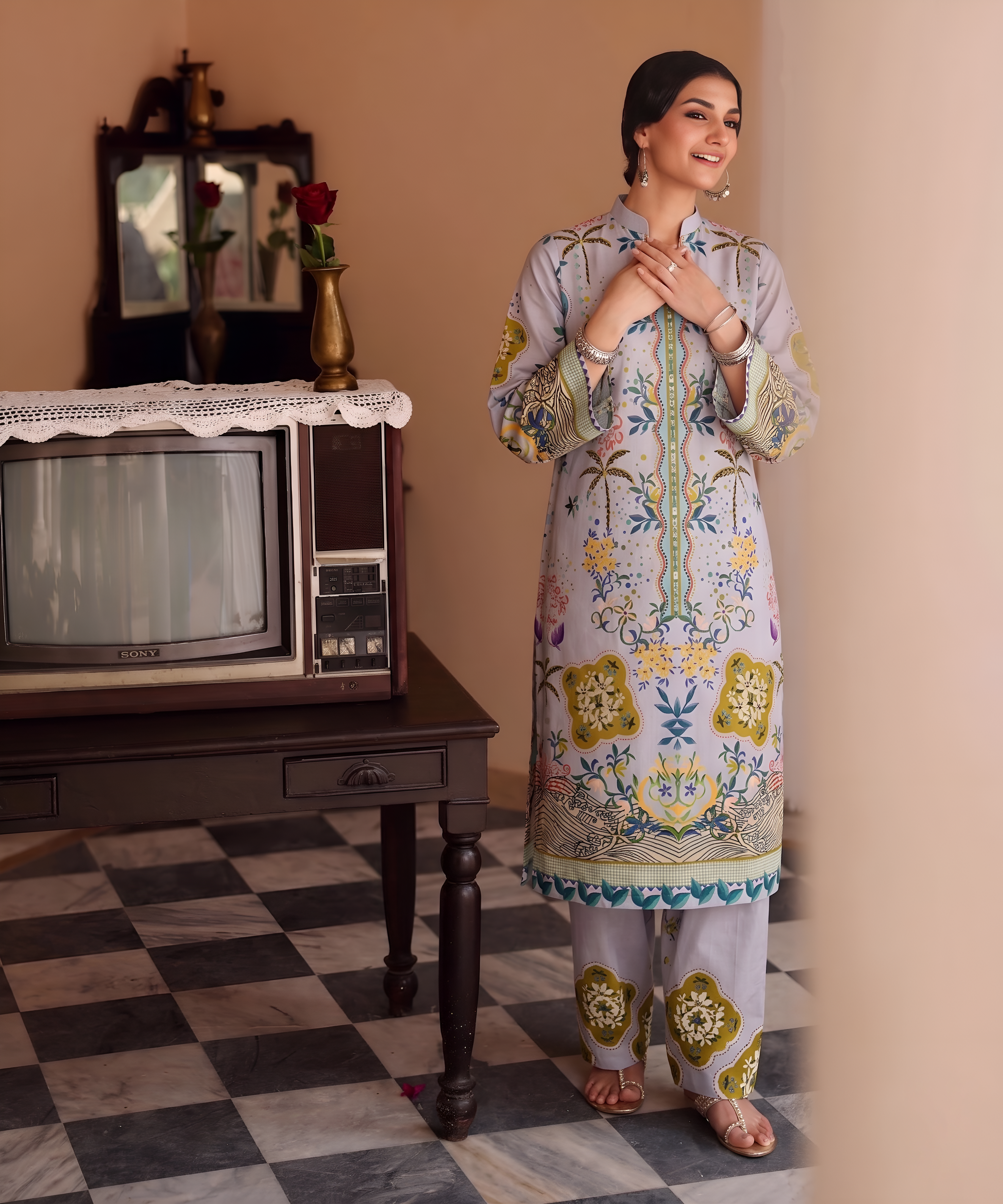NSM Co-ord Set 2pc (Unstitched)