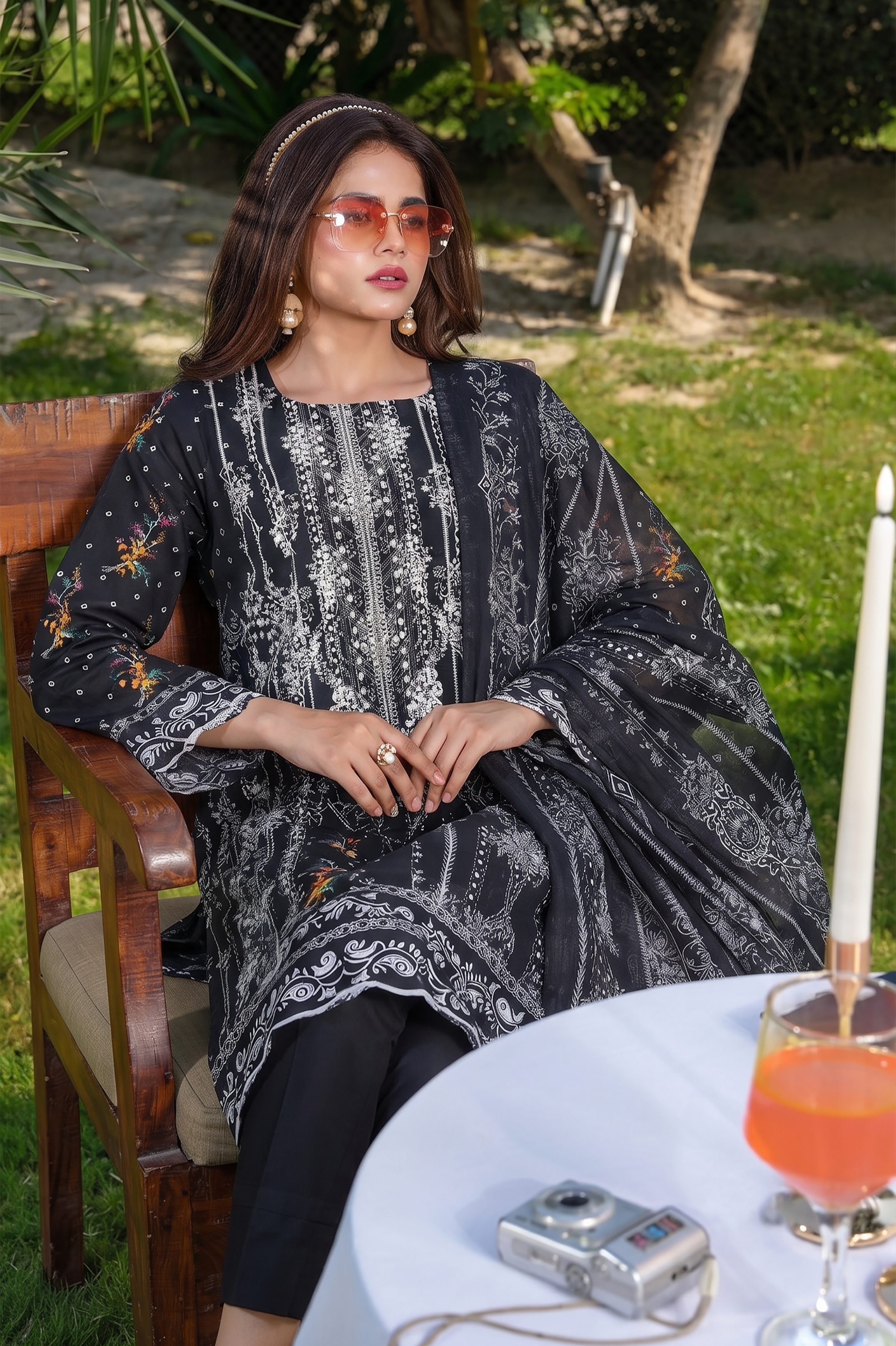 3Pcs Unstitched Suit (Andaaz Collection)