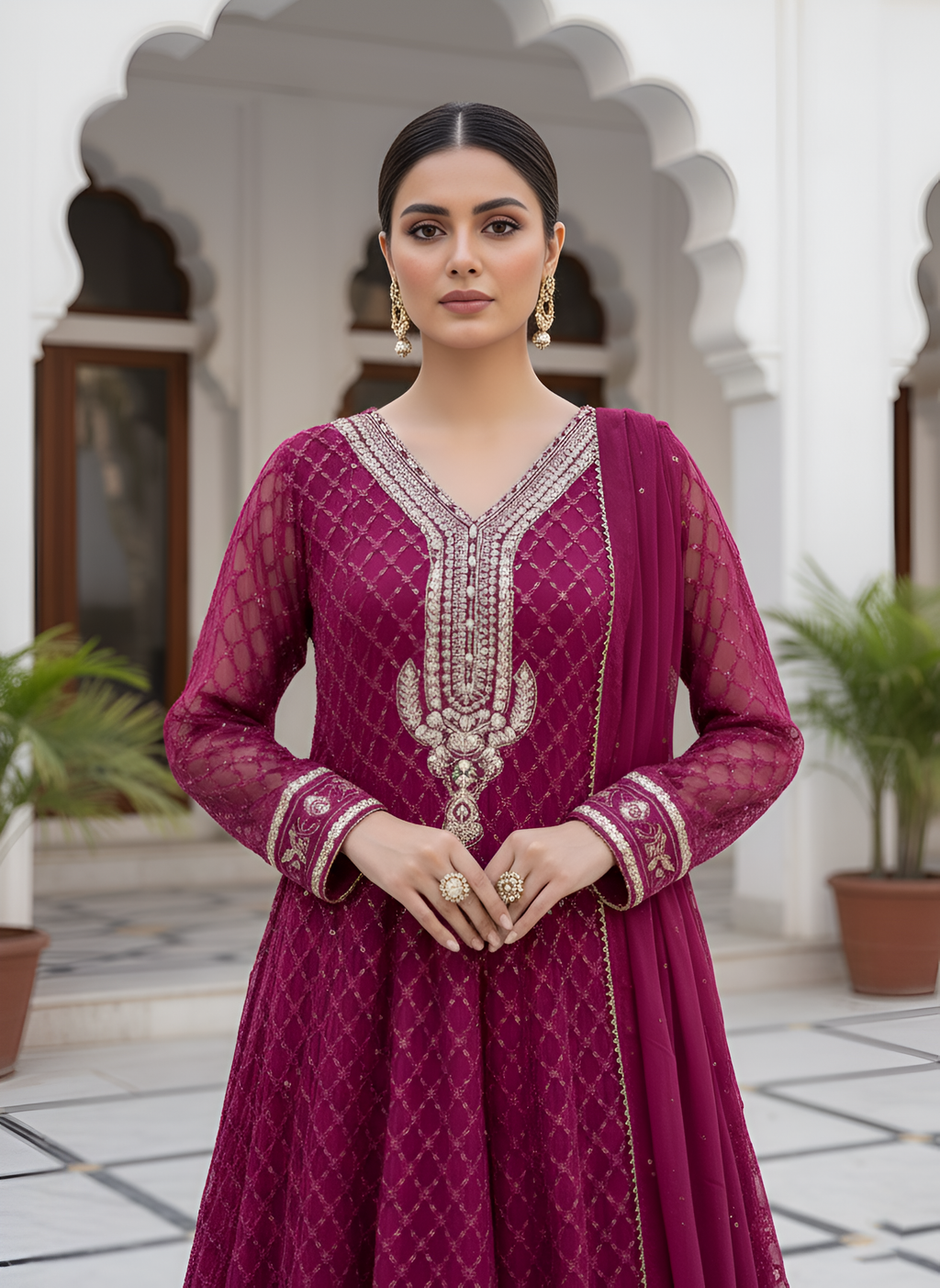 NSM Luxury Chiffon Maxi