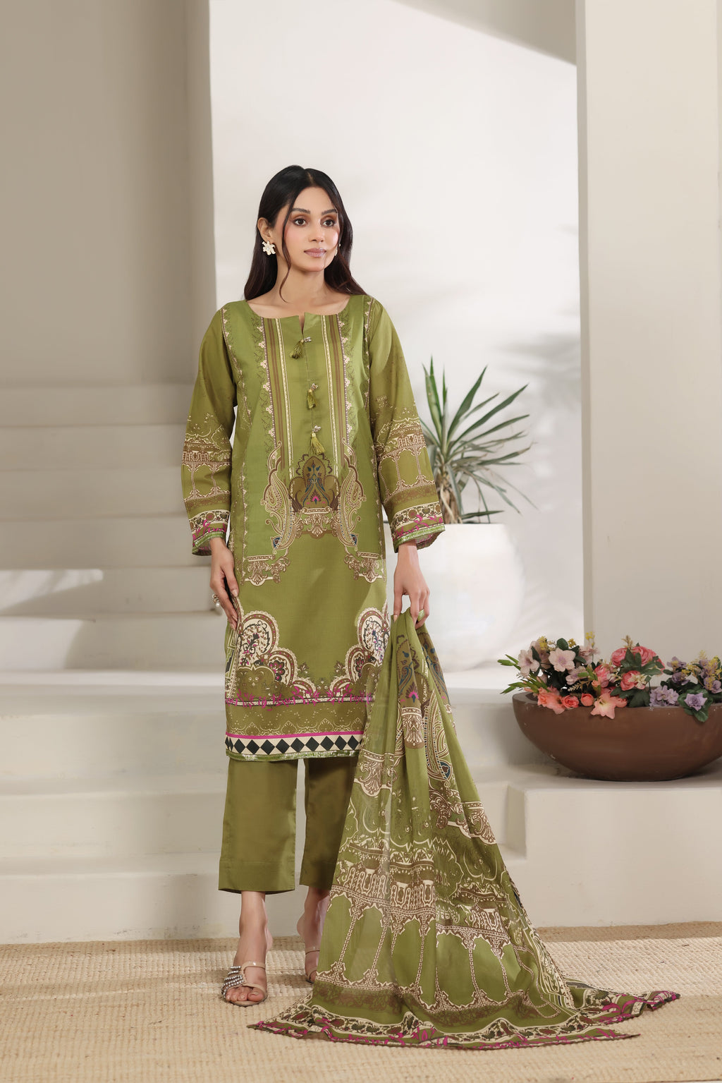 NSM Lawn 3pc (Unstitched)