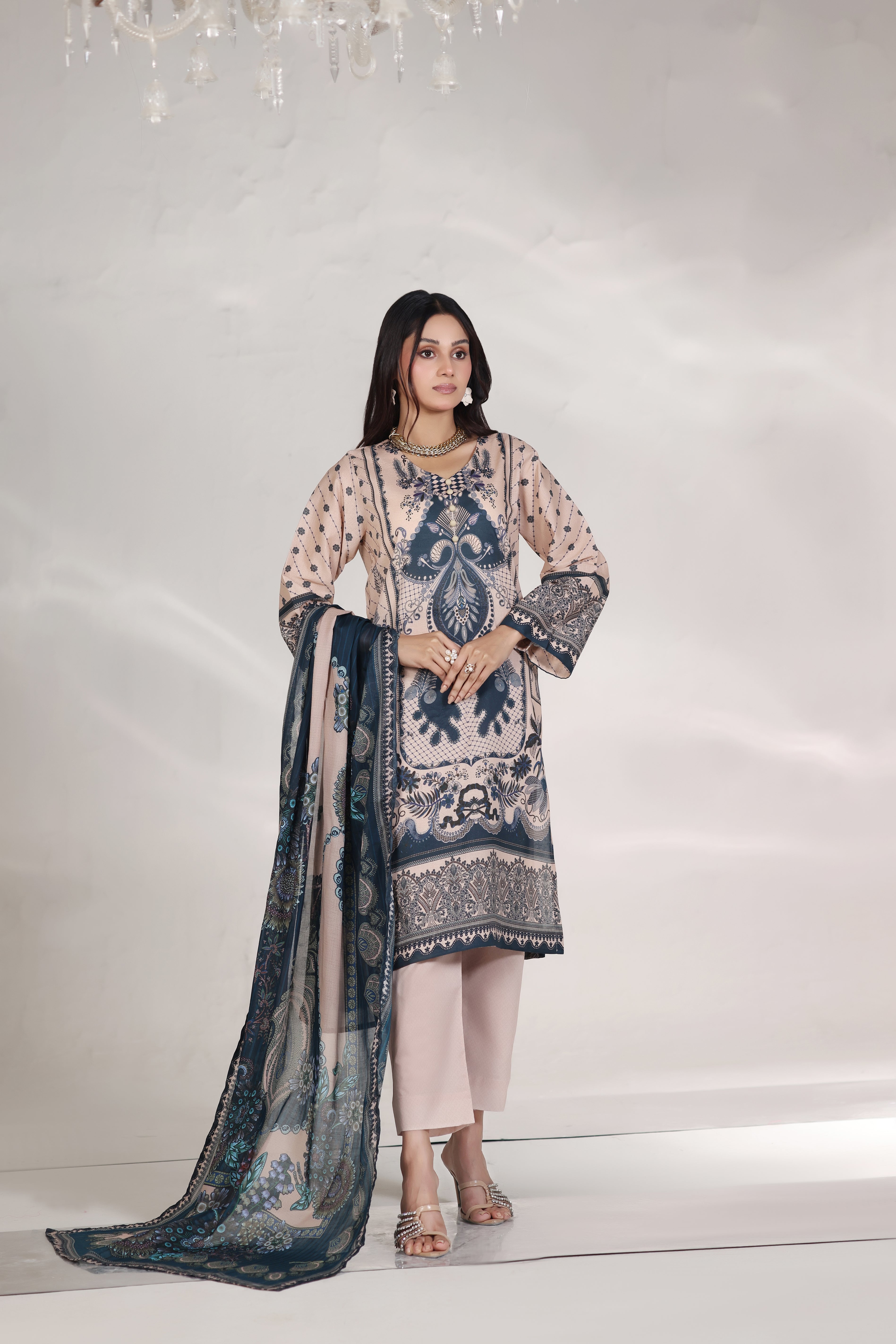 NSM Lawn 3pc (Unstitched)