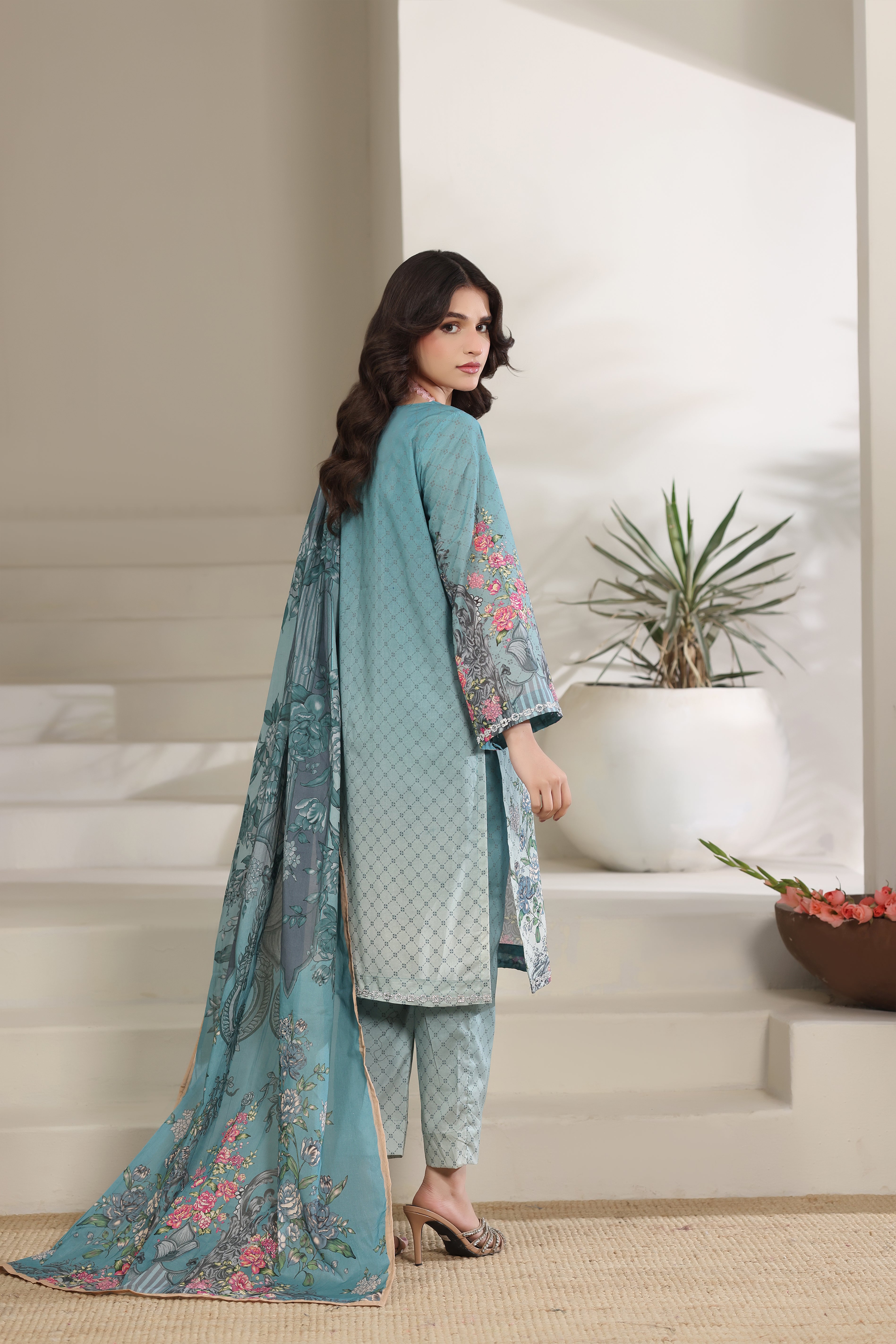 NSM Lawn 3pc (Unstitched)
