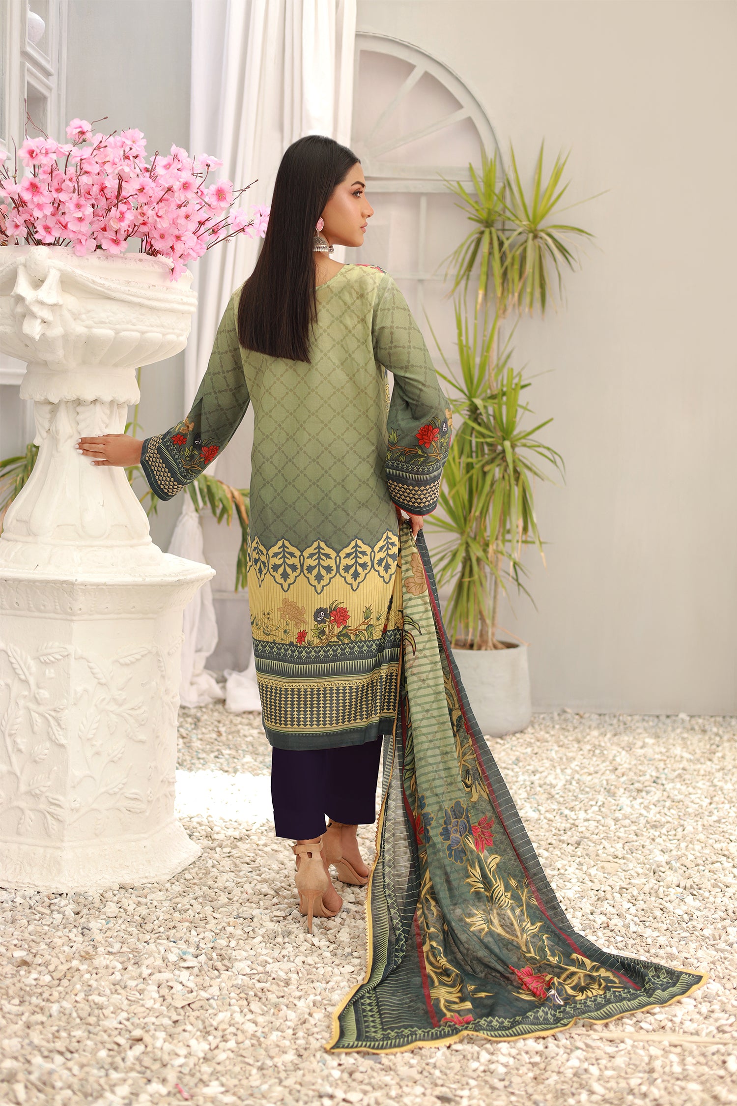 NSM Embroidered 3pc (UnStitched)