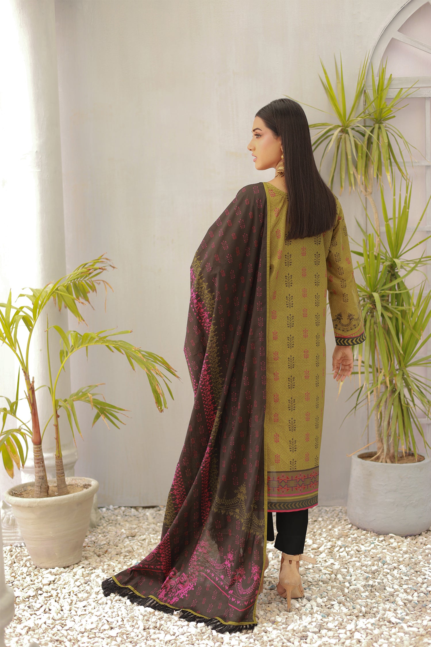 NSM Embroidered 3pc (UnStitched)