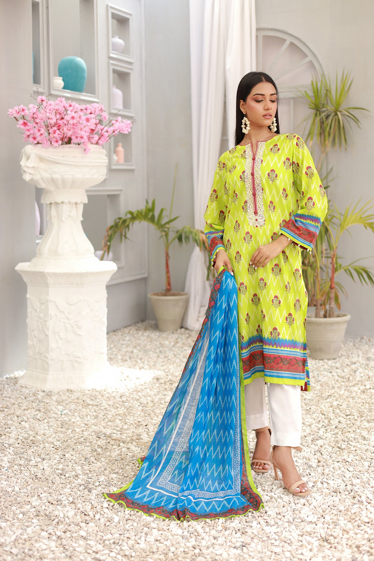 NSM Embroidered 3pc (UnStitched)