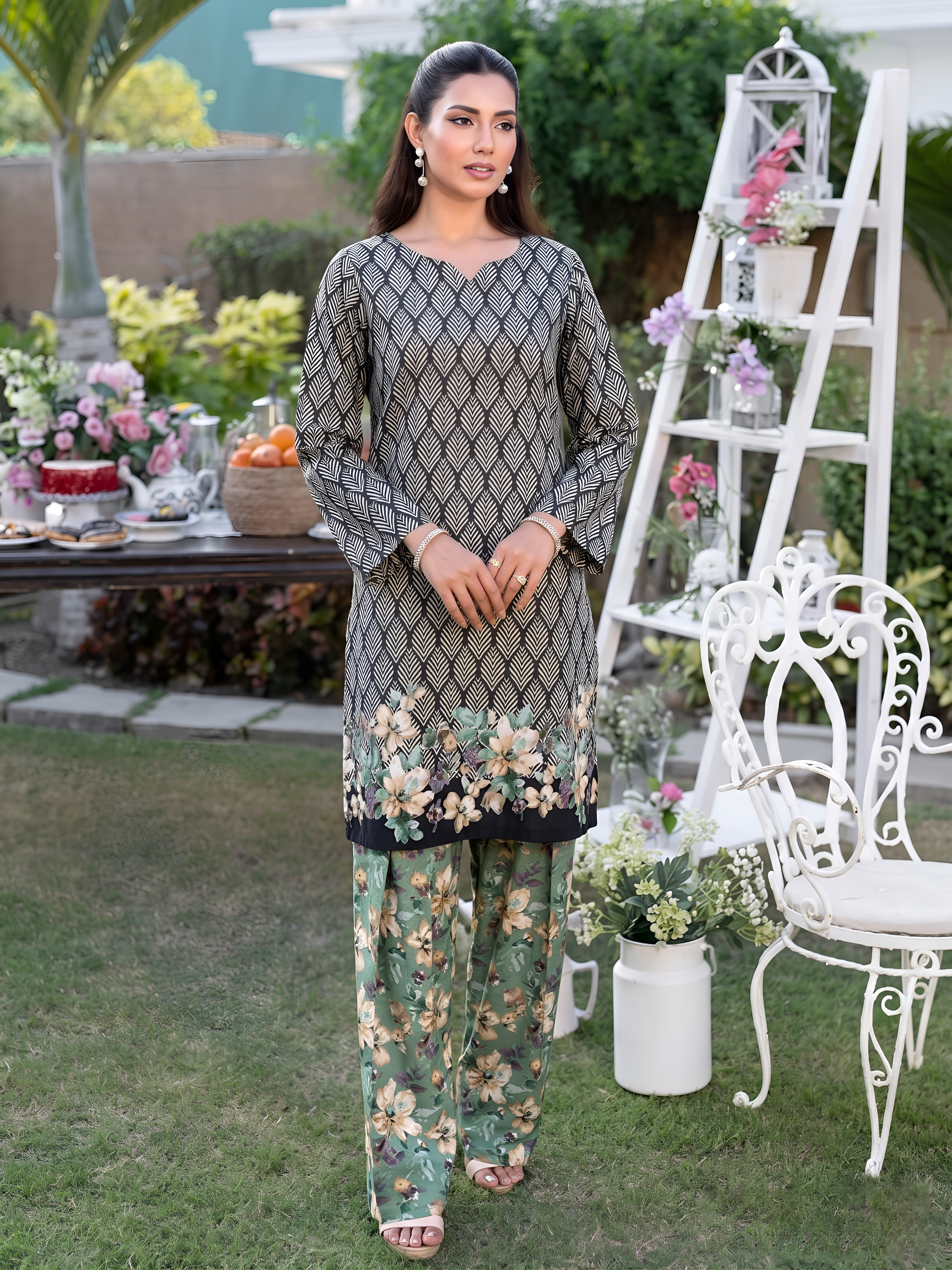 NSM Co-ord Set 2pc (Unstitched)