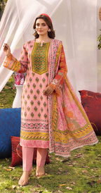 3Pcs Unstitched Suit (Andaaz Collection)