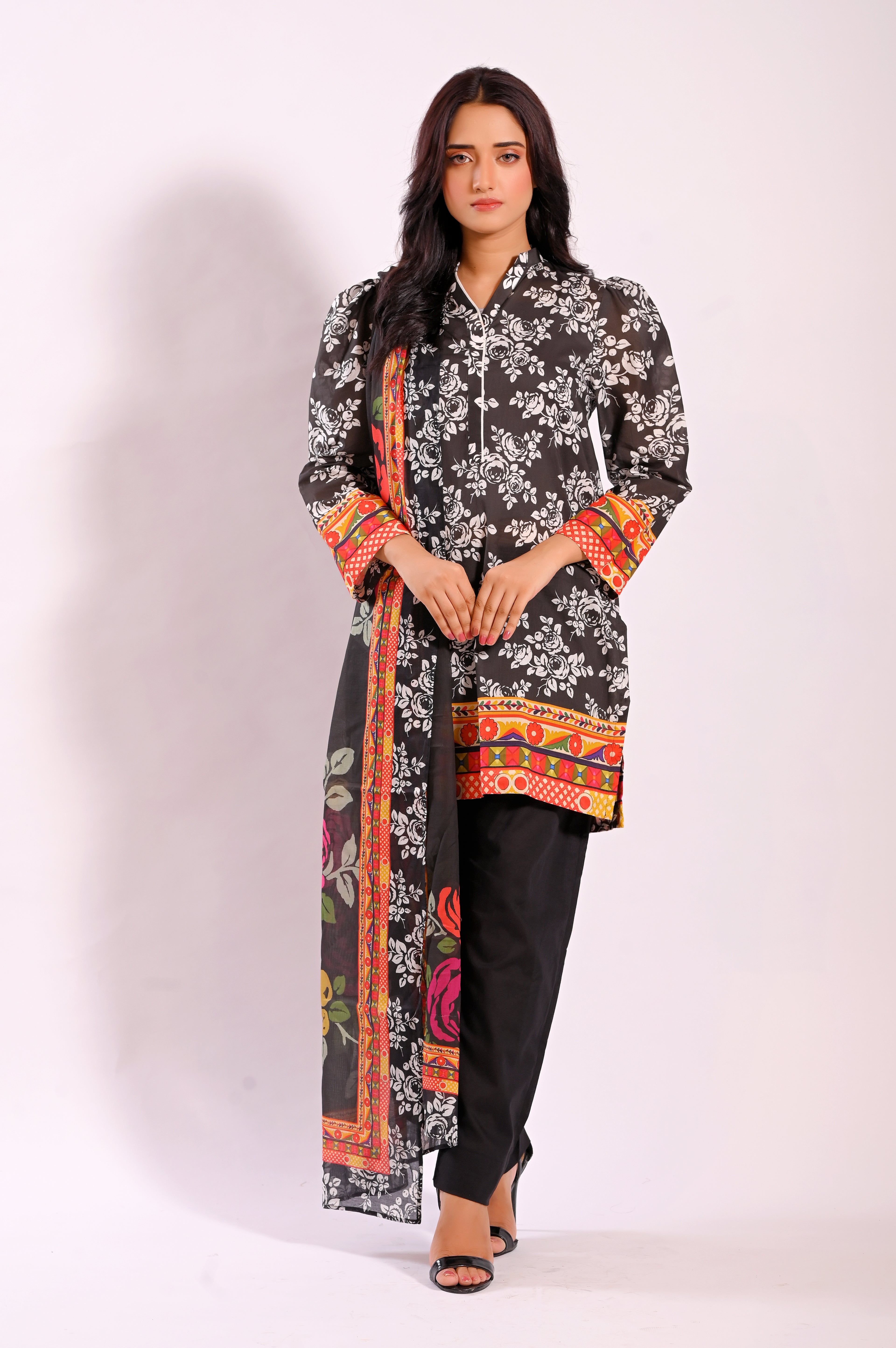 3 Piece Lawn (Stitched)