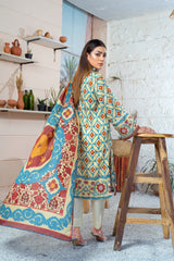 NSM Lawn 3pc (UnStitched)