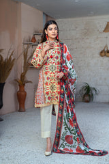 NSM Lawn 3pc (UnStitched)