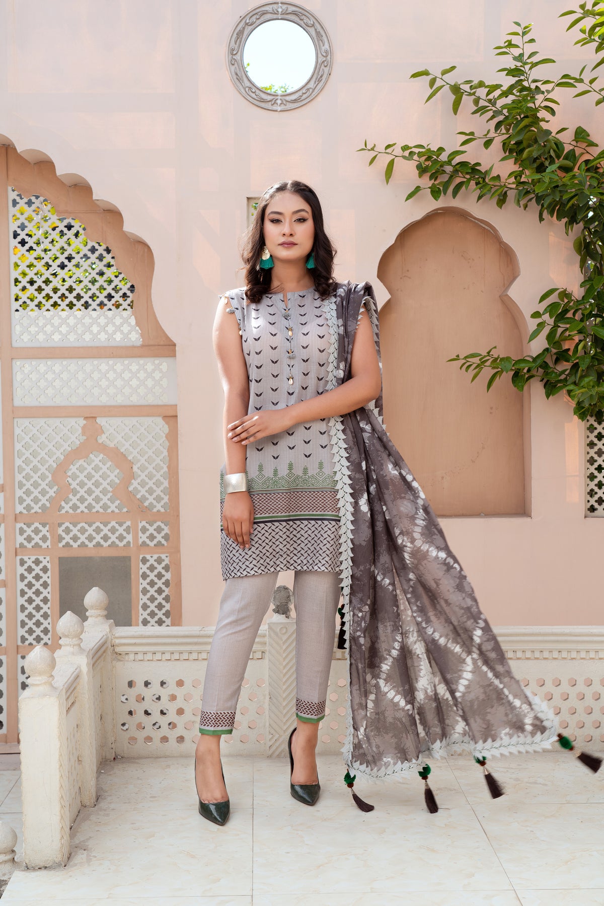 NSM Lawn 3pc (UnStitched)