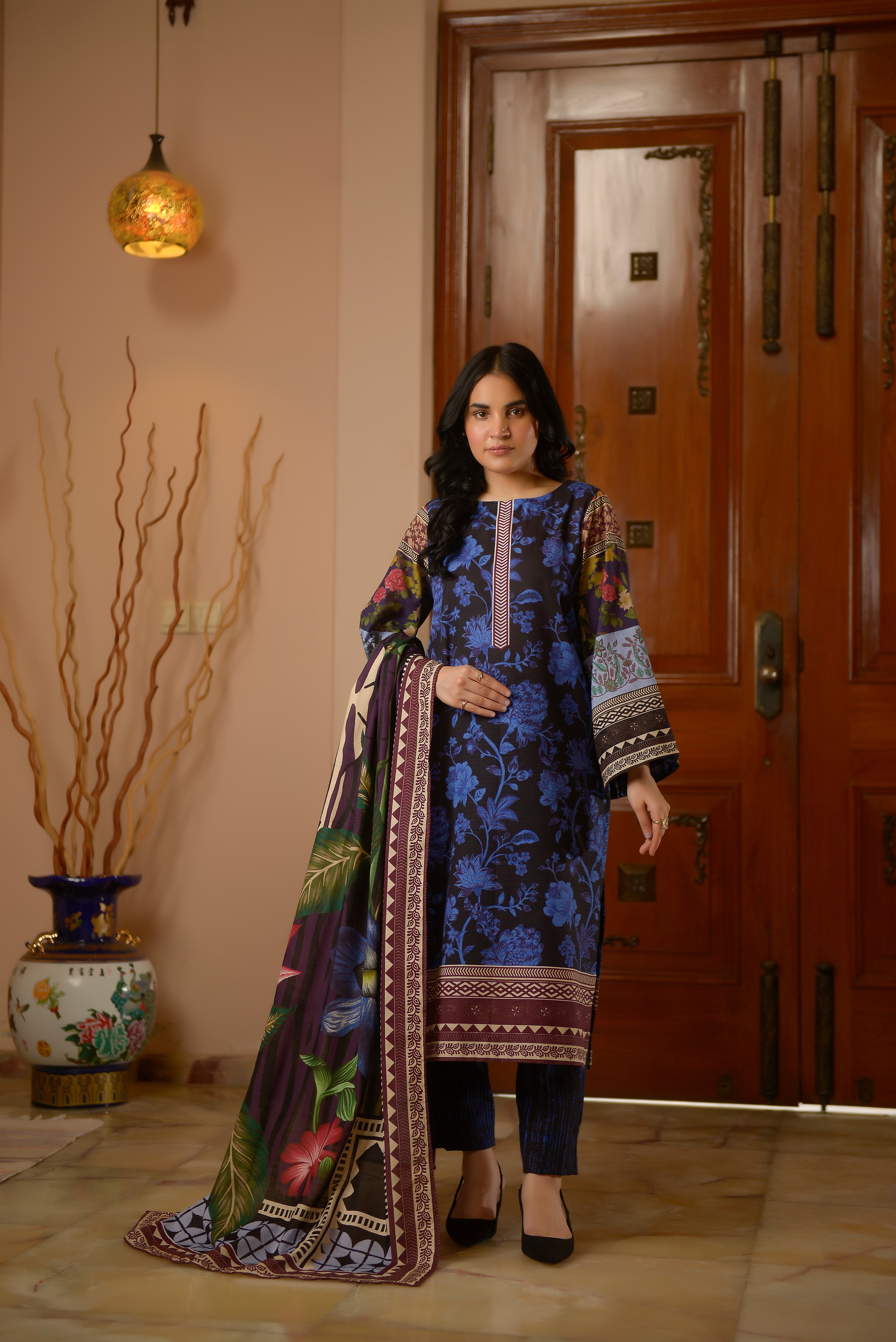 NSM khaddar 3pc (Unstitched)