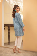 1 Piece Embroidered Cambric Kurti