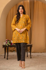 1 Piece Embroidered Cambric Kurti