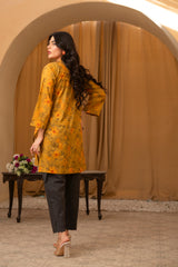 1 Piece Embroidered Cambric Kurti