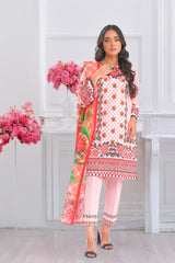 NSM Printed 3pc (Unstitched)