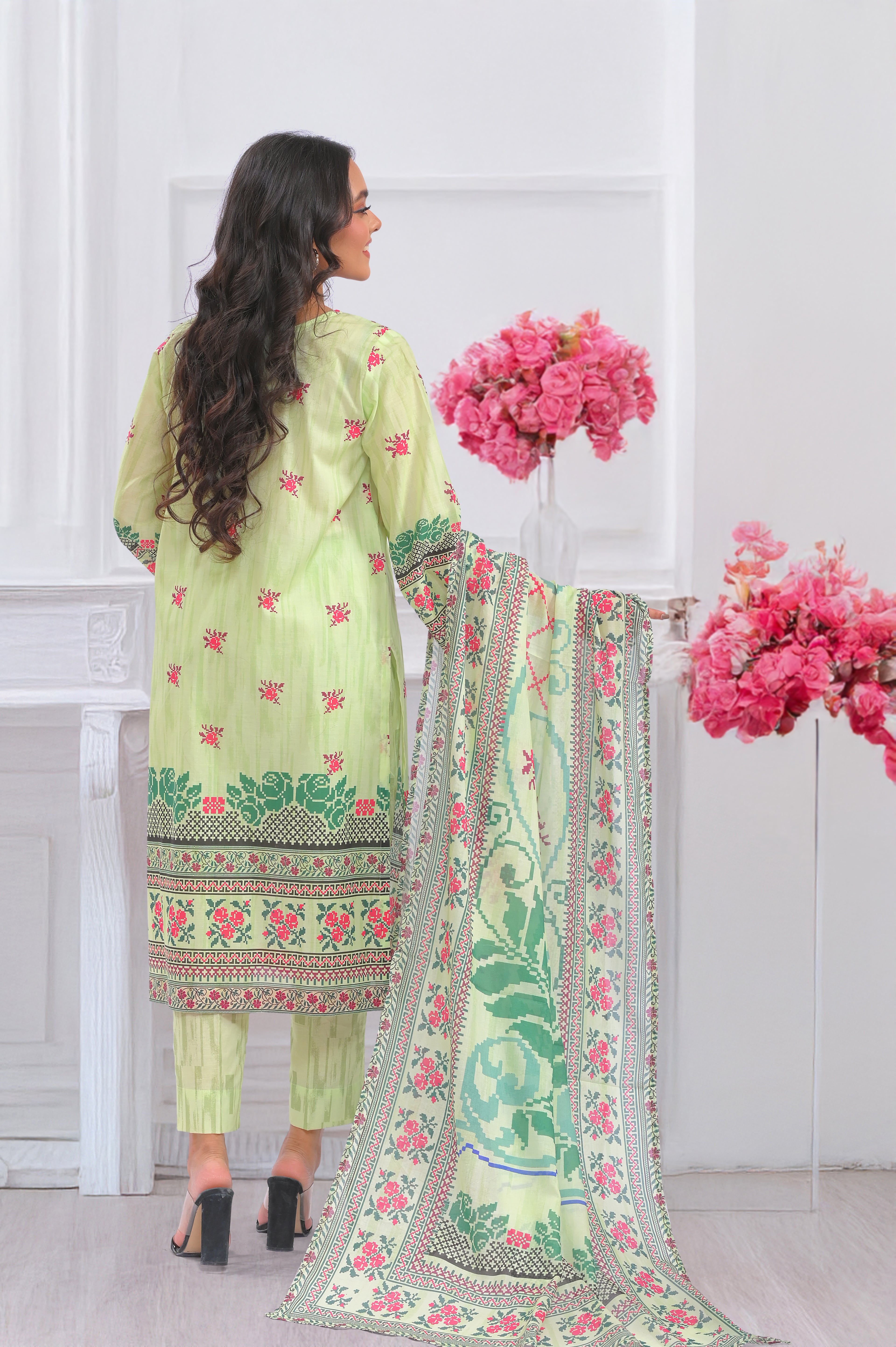 NSM Printed 3pc (Unstitched)