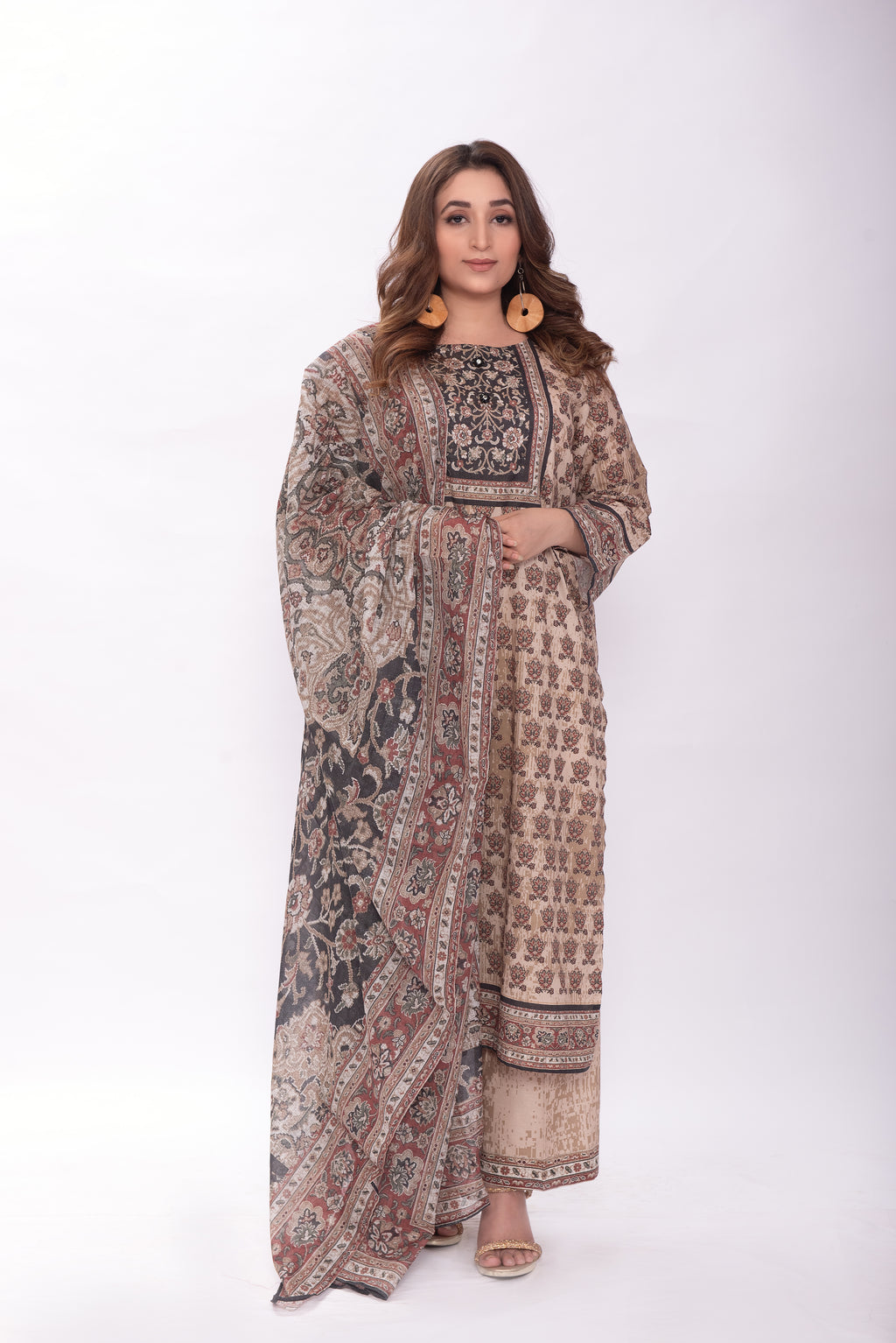 NSM Lawn 3pc (Unstitched)