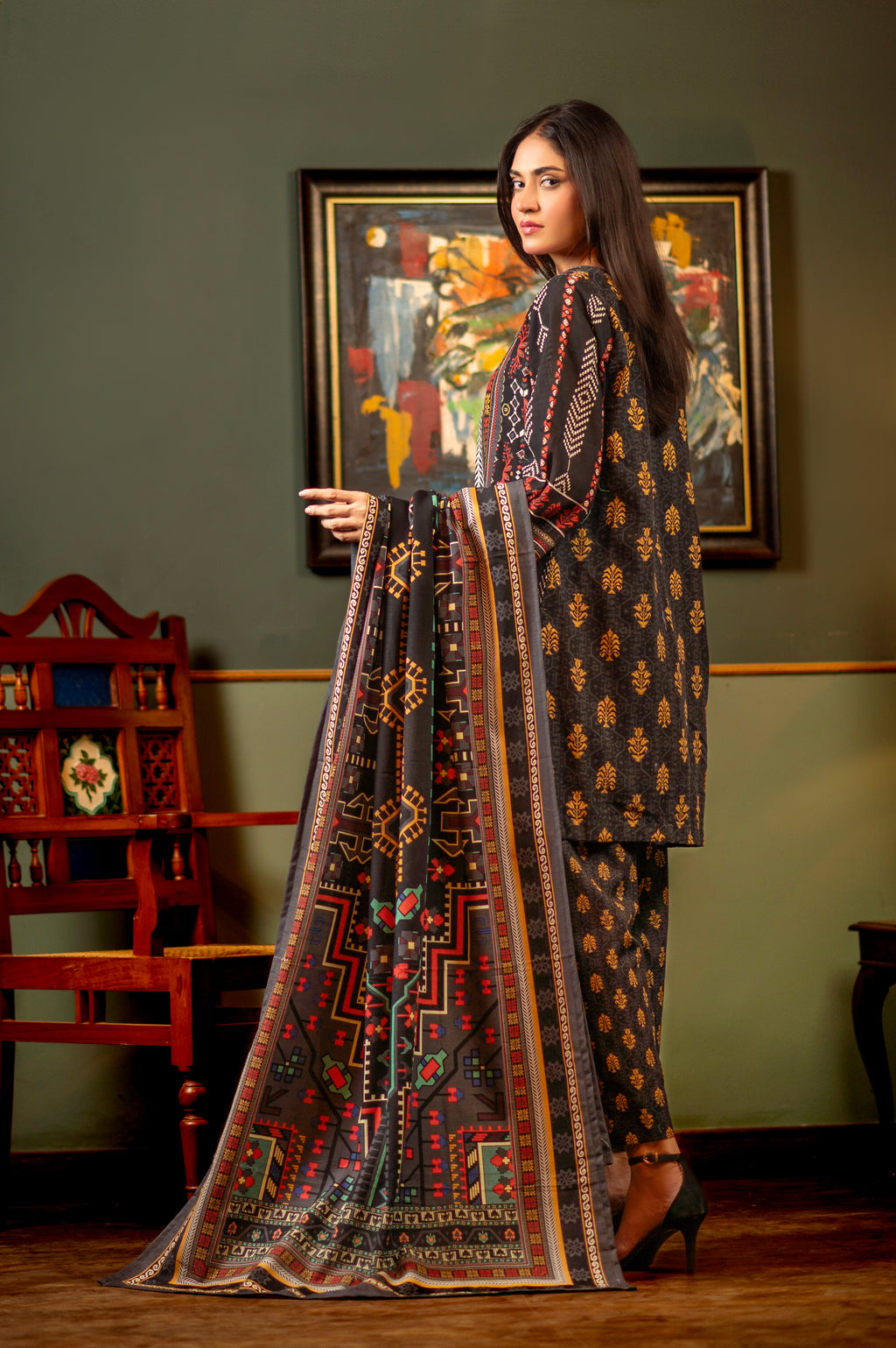 NSM Lawn 2pc (Unstitched)