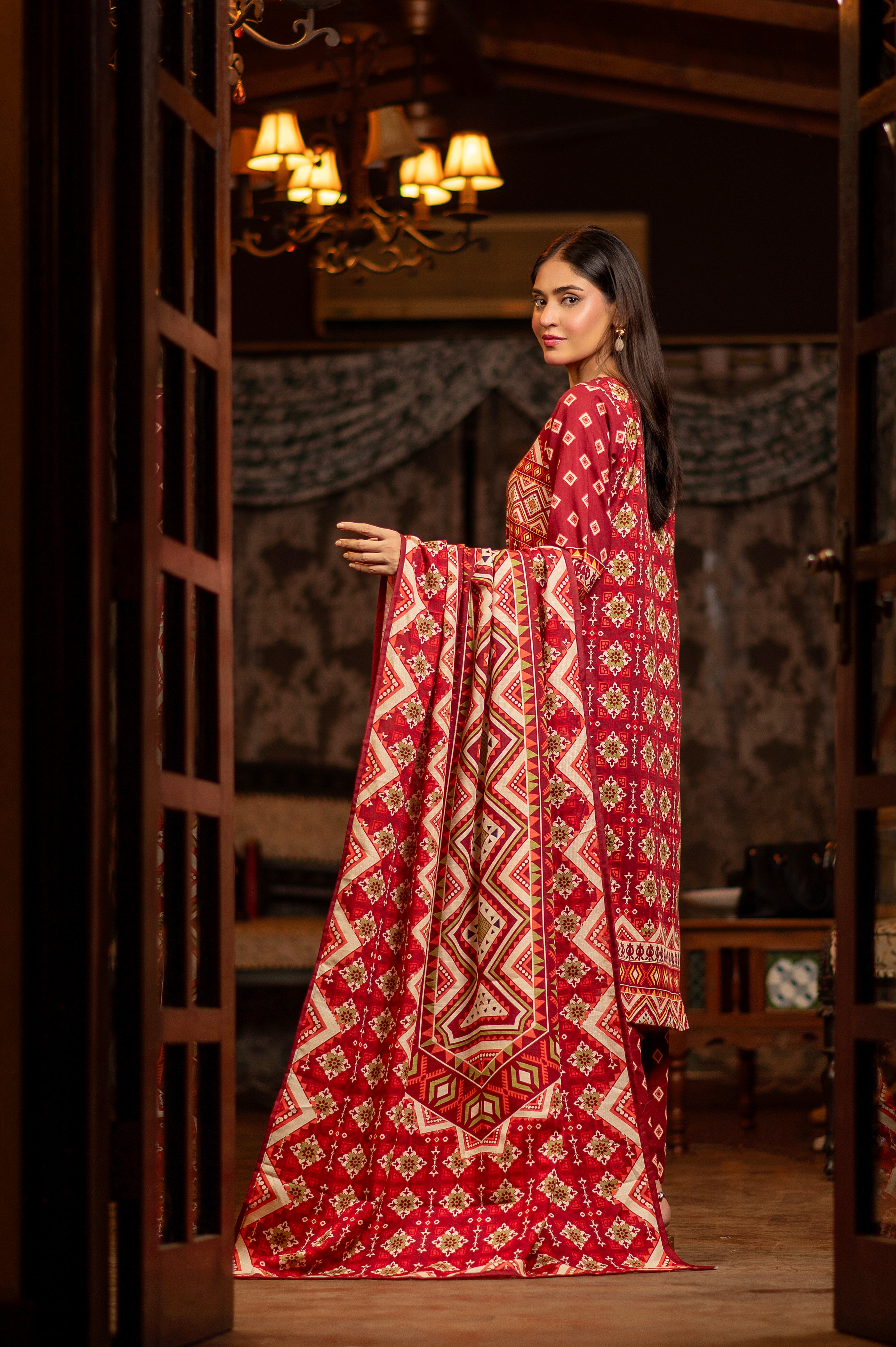 NSM Lawn 2pc (Unstitched)