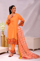 NSM Lawn 3pc (UnStitched)