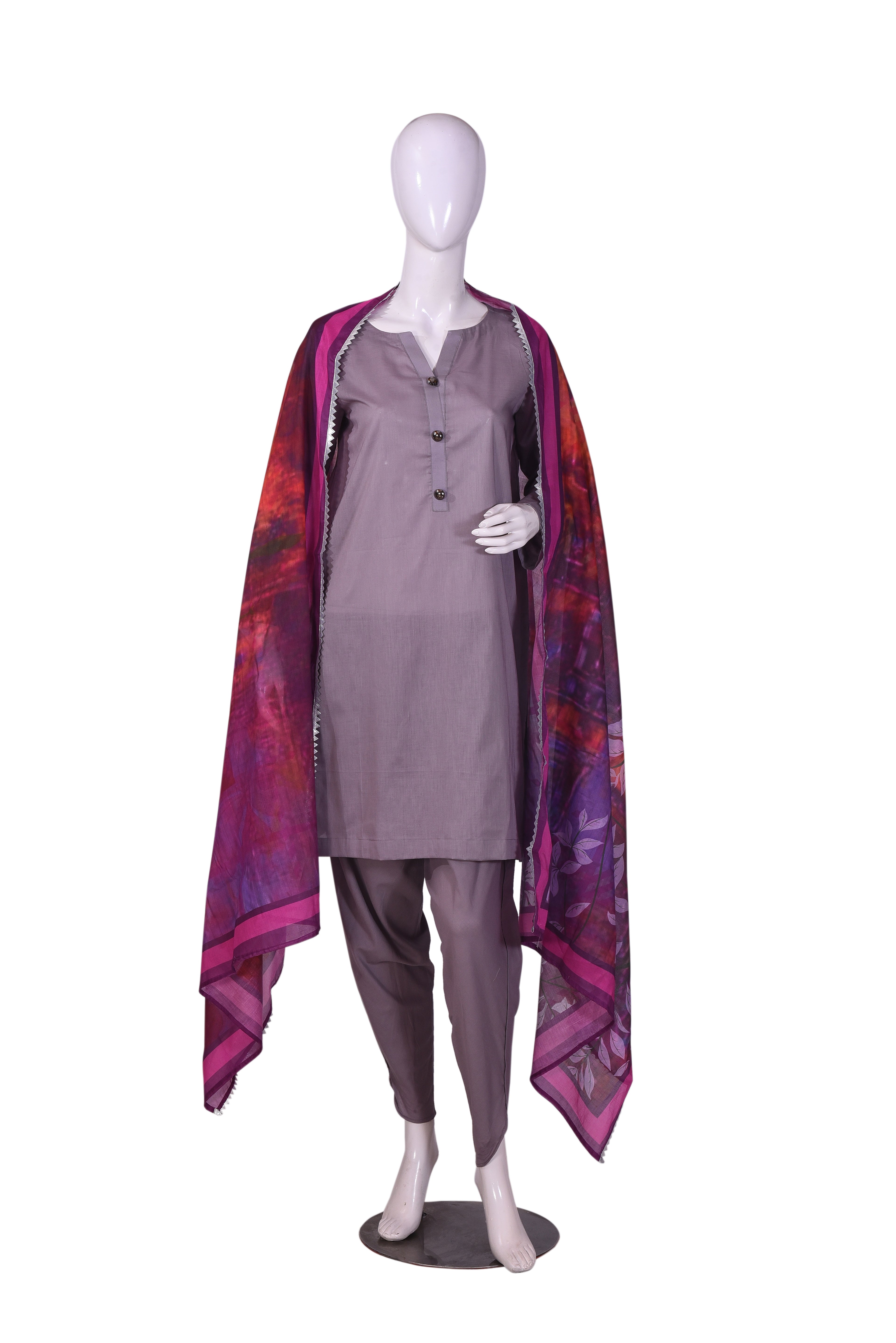 3 Piece Lawn (Stitched)