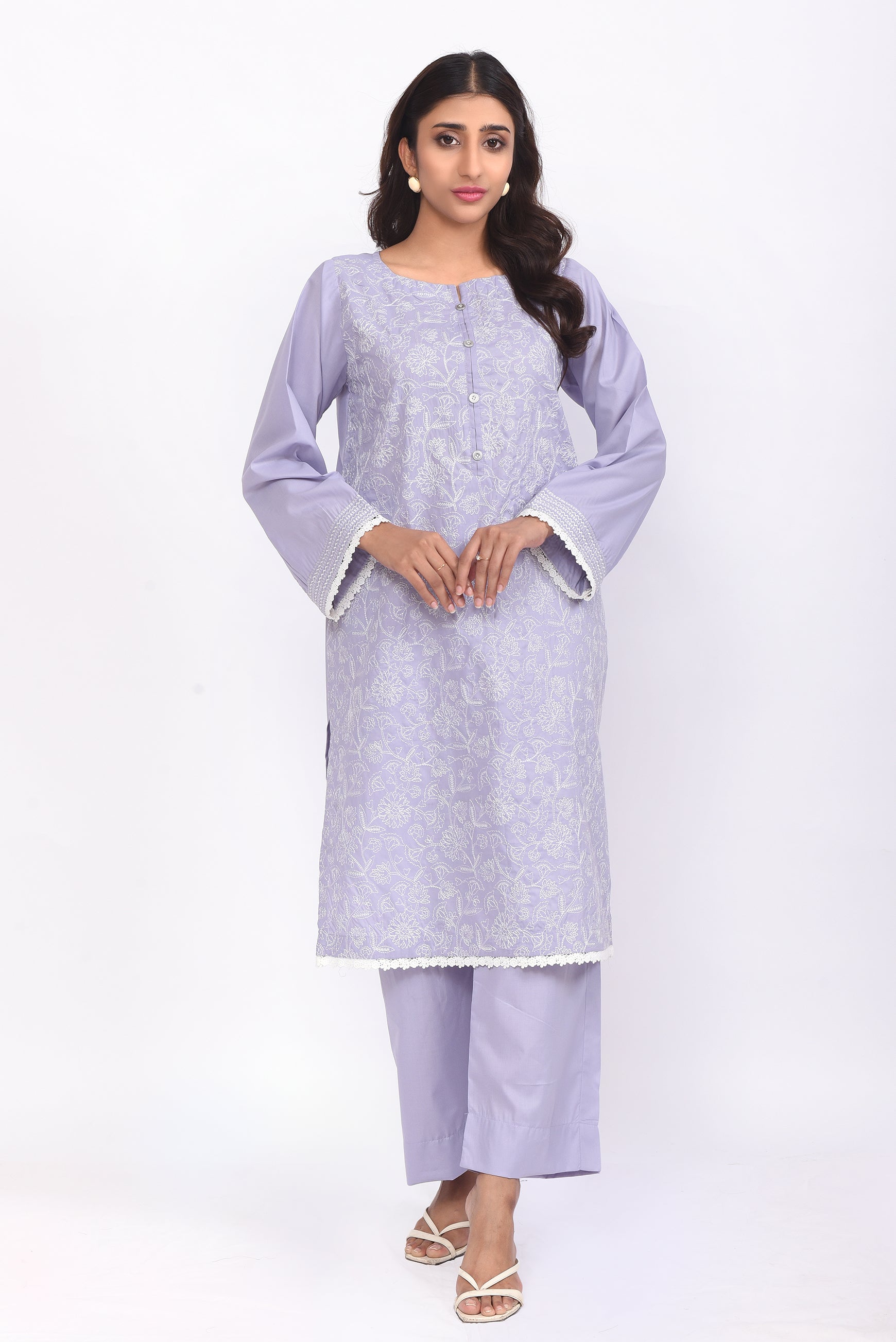 2 pc Kurti (Stitched Embroidered)