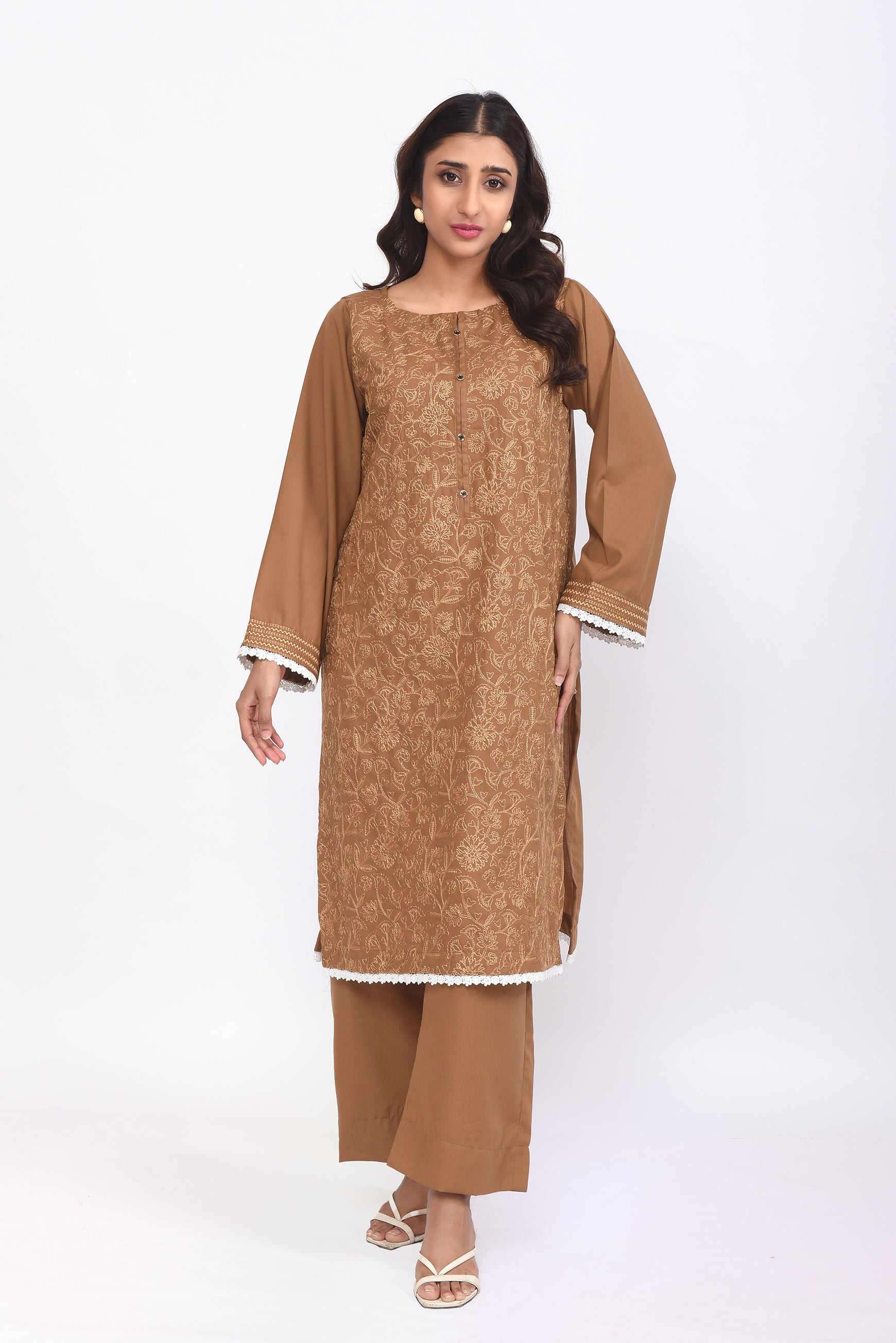 2 pc Kurti (Stitched Embroidered)