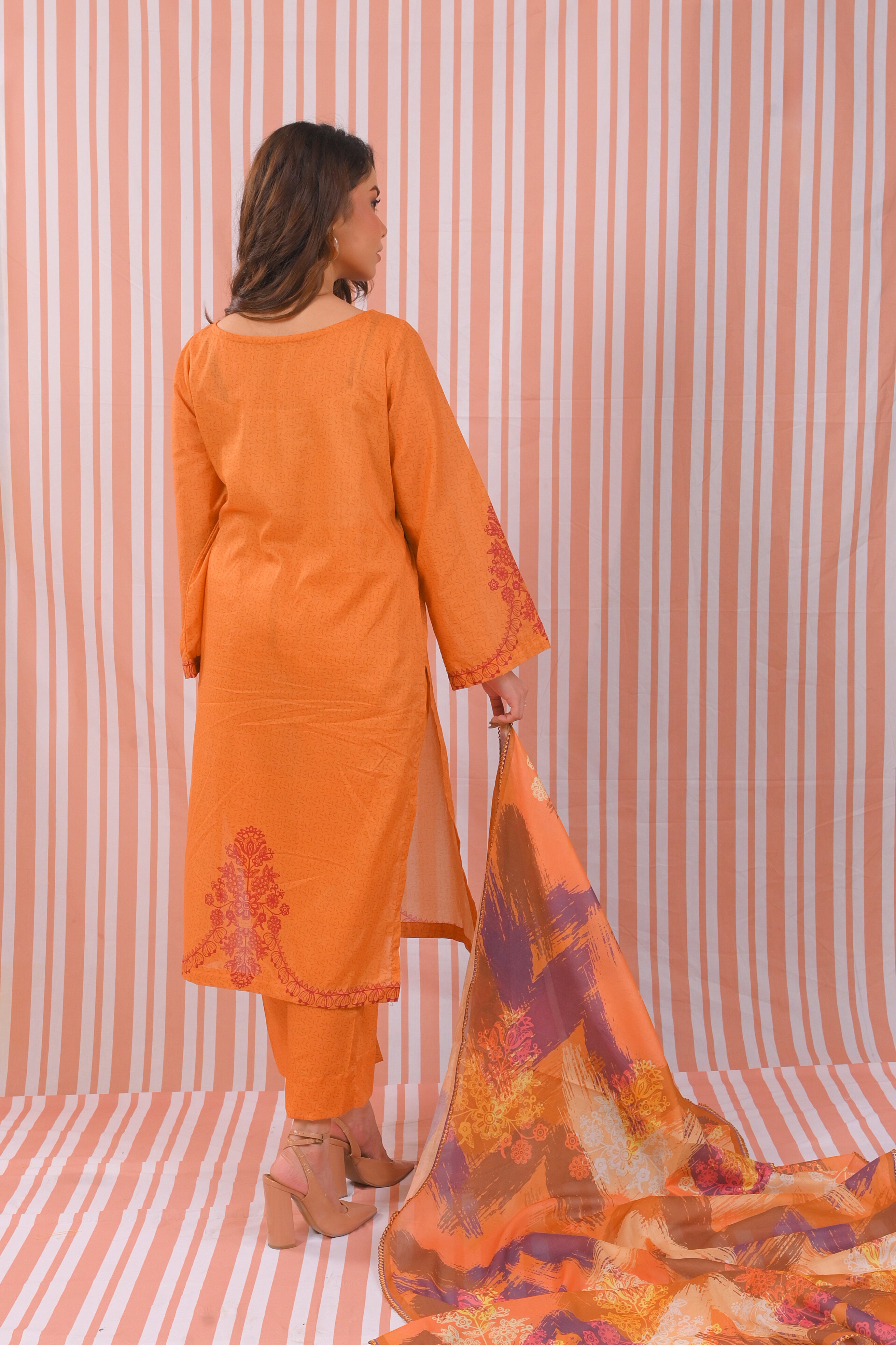 NSM Emb 3pc (UnStitched)