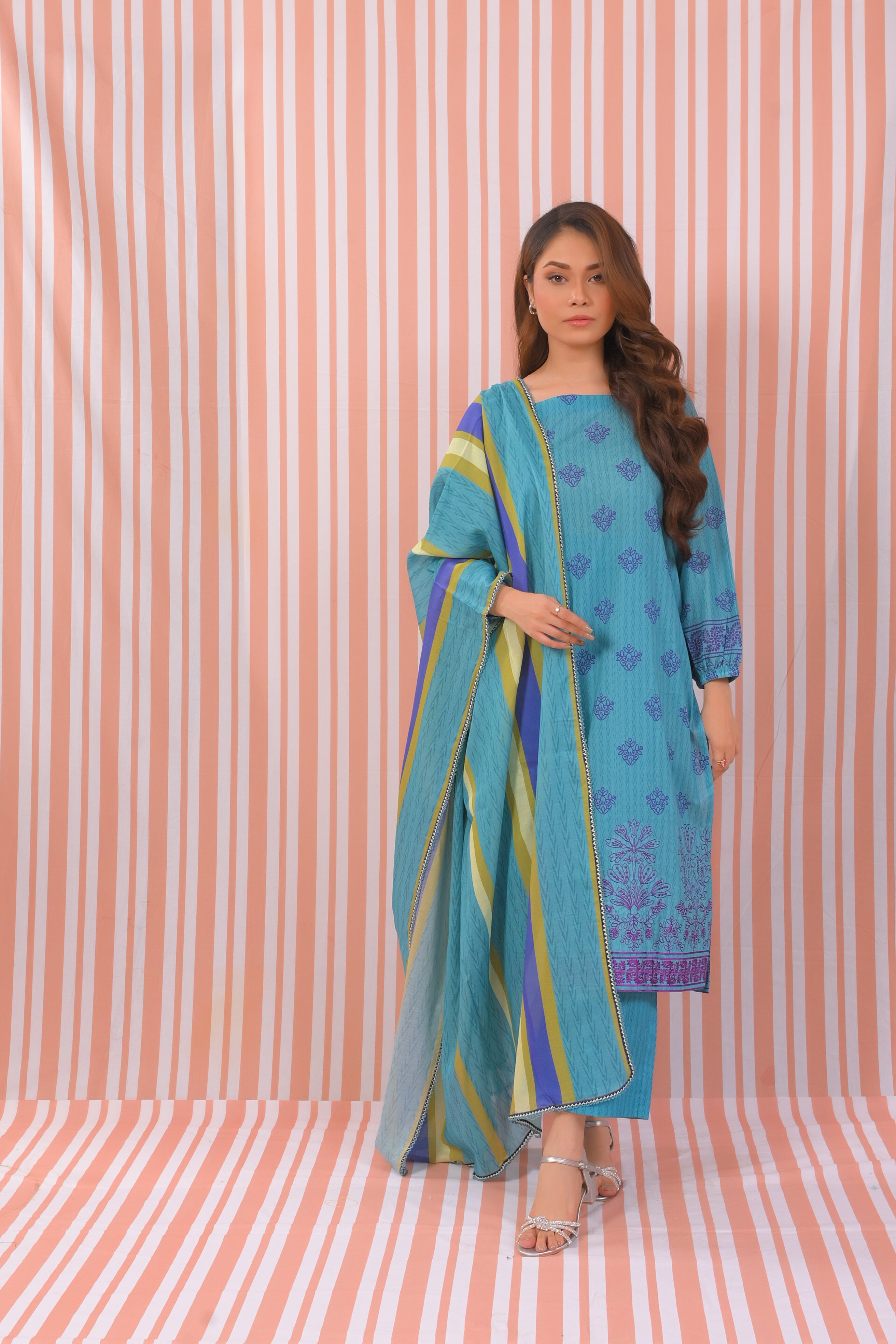 NSM Emb 3pc (UnStitched)