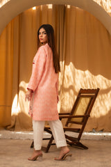 1 Piece Embroidered Cambric Kurti