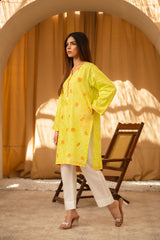 1 Piece Embroidered Cambric Kurti