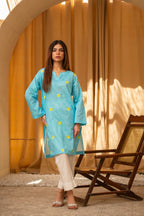 1 Piece Embroidered Cambric Kurti