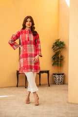 1 Piece Embroidered Cambric Kurti