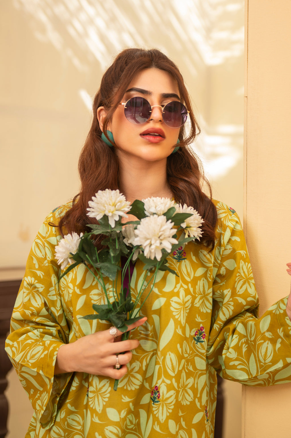 1 Piece Embroidered Cambric Kurti